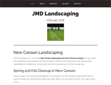 Tablet Screenshot of jmdlandscaping.com